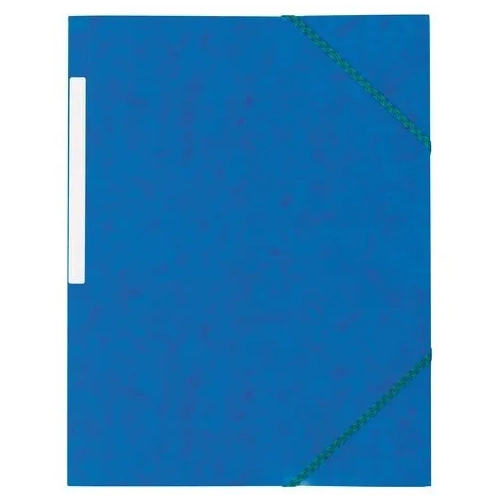 Carpeta carton gomas 3 solapas azul 350grs jmb