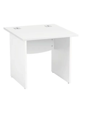 Mesa oficina patas madera 80cm Excellens blanca