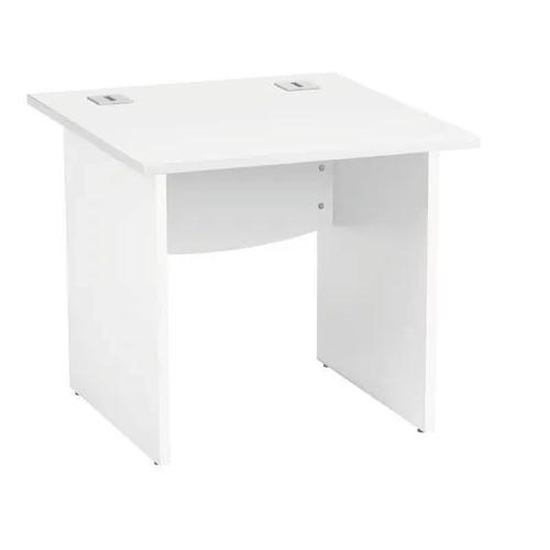 Mesa oficina patas madera 80cm Excellens blanca