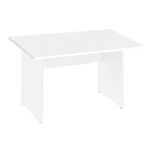 Mesa oficina patas madera 120cm Excellens blanca