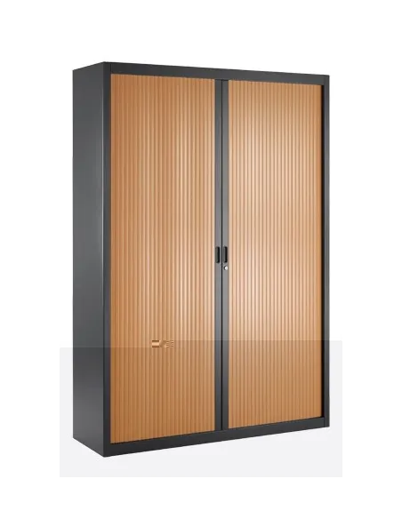 Armario persiana desmontable 200x140 antracita/cerezo