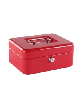 Caja de caudales 20cm rojo