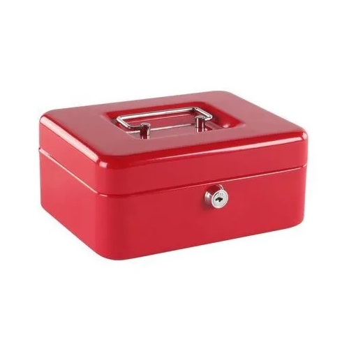 Caja de caudales 20cm rojo