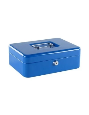 Caja de caudales 25cm azul