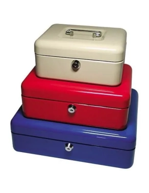 Caja de caudales 25cm rojo