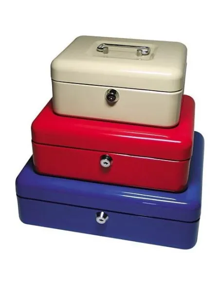 Caja de caudales 25cm rojo