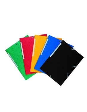 Carpeta carton gomas 3 solapas gomas surtidas 450 gms jmb