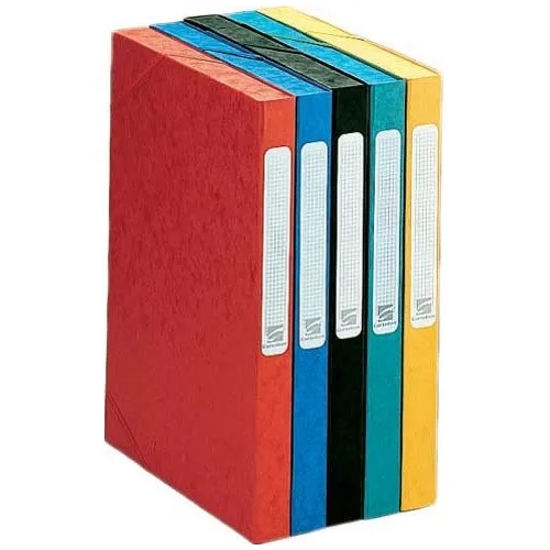 Carpeta proyectos  brillante 25mm 450g. Exacompta verde