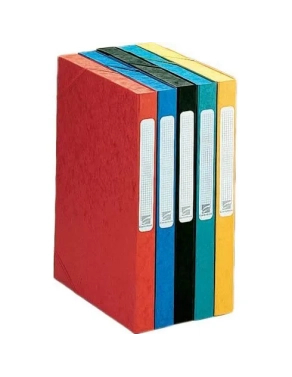 Carpeta proyectos brillante 25mm 450g. Exacompta amarillo