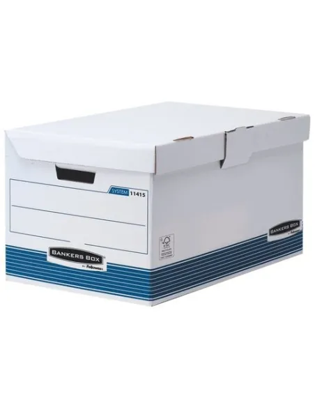 Contenedor de archivo definitivo Banker Box Fellowes azul