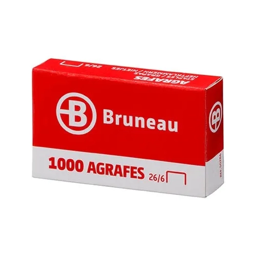 Caja 1000 grapas 26/6 galvanizada jmb