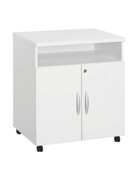 Mueble auxiliar oficina bajo excellens blanco