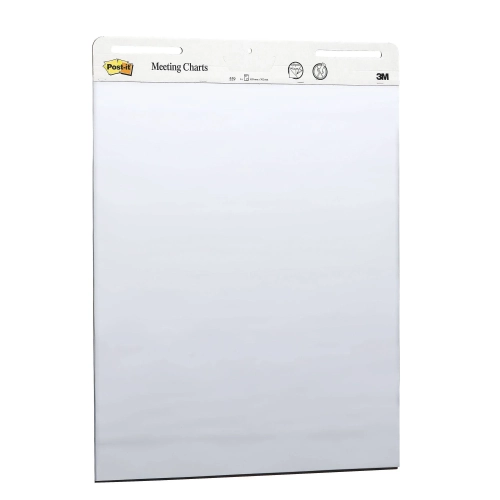Bloc mural caballete con hojas adhesivas reposicionables Post It