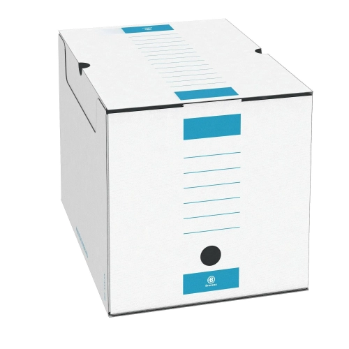 Definitivo folio prolongado 20cm de ancho azul