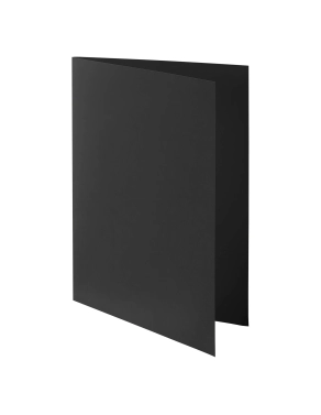 Subcarpeta cartulina 210 gramos A4 negra