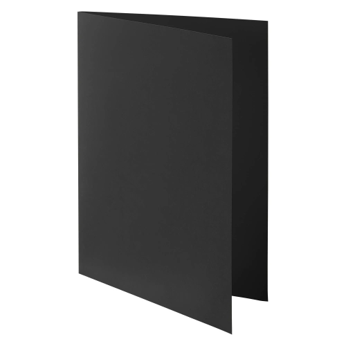 Subcarpeta cartulina 210 gramos A4 negra