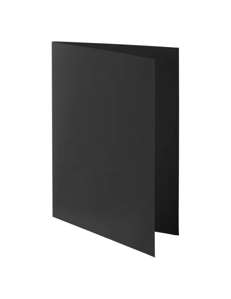 Subcarpeta cartulina 210 gramos A4 negra