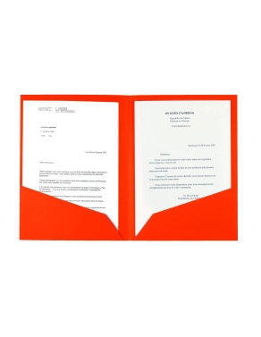 Subcarpeta Doble Bolsillo A4 roja