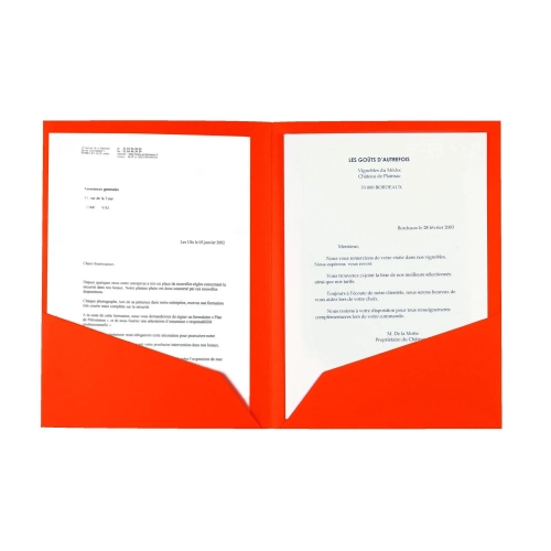 Subcarpeta Doble Bolsillo A4 roja