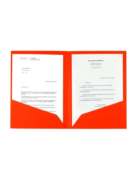 Subcarpeta Doble Bolsillo A4 roja