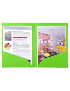 Subcarpeta Doble Bolsillo A4 verde