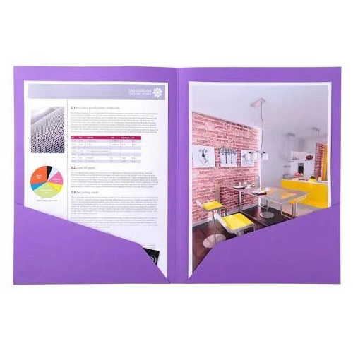 Subcarpeta Doble Bolsillo A4 violeta