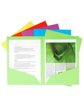 Subcarpeta Doble Bolsillo A4 colores surtidos