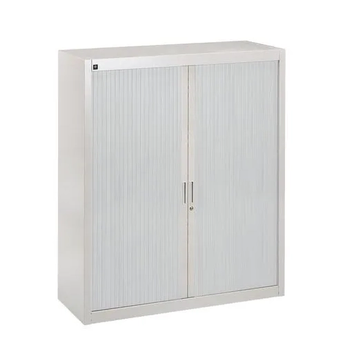 Armario metalico gris persiana color aluminio 135x120