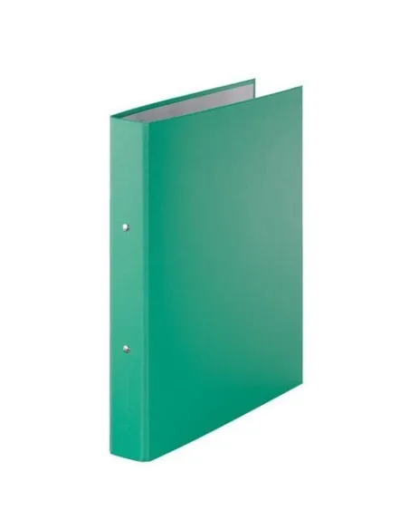 Carpeta 2 Anillas carton Forrado verde