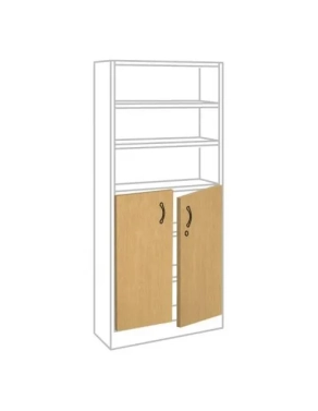 Juego 2 puertas bajas Book Case plus   haya