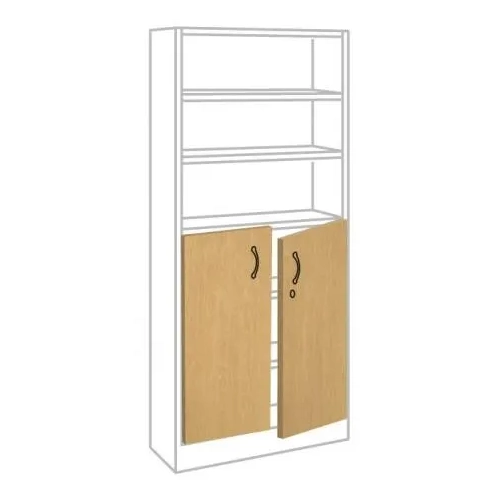 Juego 2 puertas bajas Book Case plus   haya