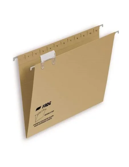 Caja 50 carpetas colgantes A4 Kraf visor superior