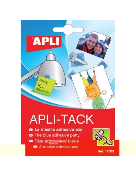 Masilla adhesiva azul apli-tack