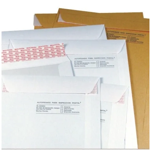 1000 bolsas salario kraft 120x170 63g tira silicona