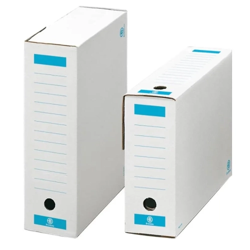 Definitivo folio prolongado 12cm de ancho azul