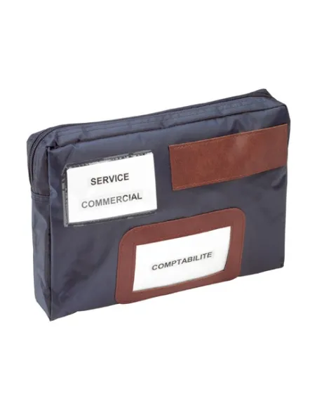 Cartera de recaudacion azul 28x18x3,5 cm Alba