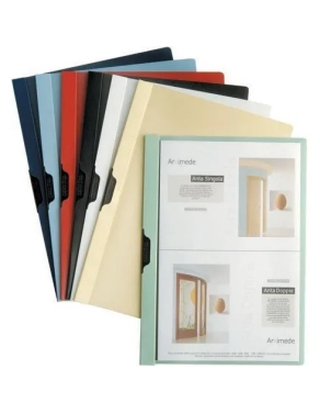 Dossier con pinza en el lomo 30 hojas azul