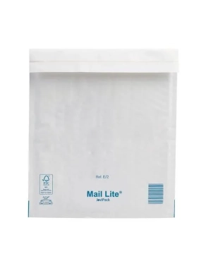 Caja 100 sobres acolchados 220x260 N15 kraf blanco