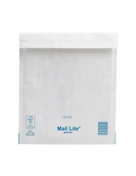 Caja 100 sobres acolchados 220x260 N15 kraf blanco