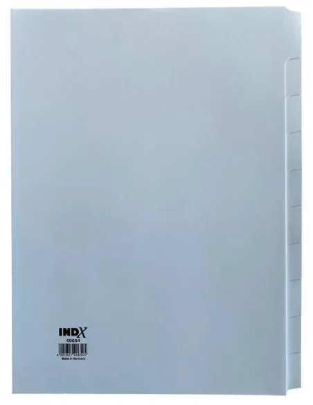 Separadores cartulina blanca A4 10 posiciones