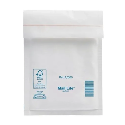 Caja 200 sobres acolchados 120x175 N11 kraf blanco