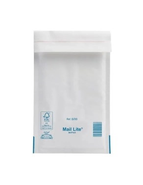 Caja 200 sobres acolchados 140x225 N12 kraf blanco