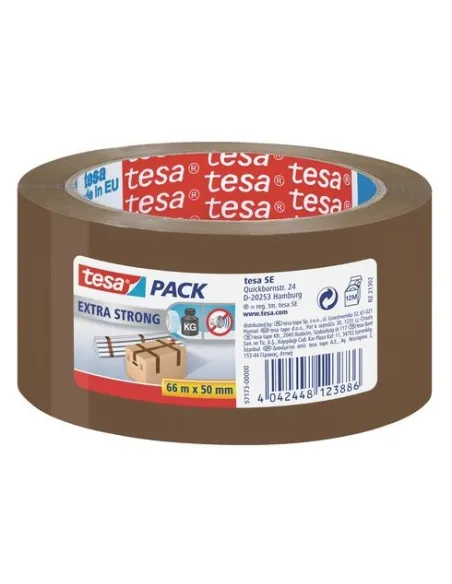Cinta embalar marron 66mx50mm Tesa
