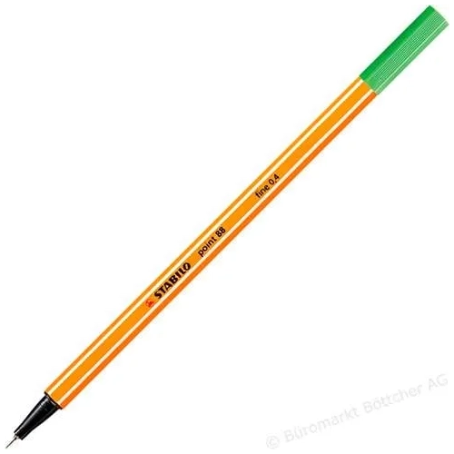 Marcador point 88 Stabilo verde