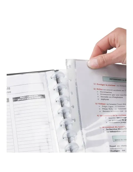 Paquete de 10 fundas A4 Geode lisas