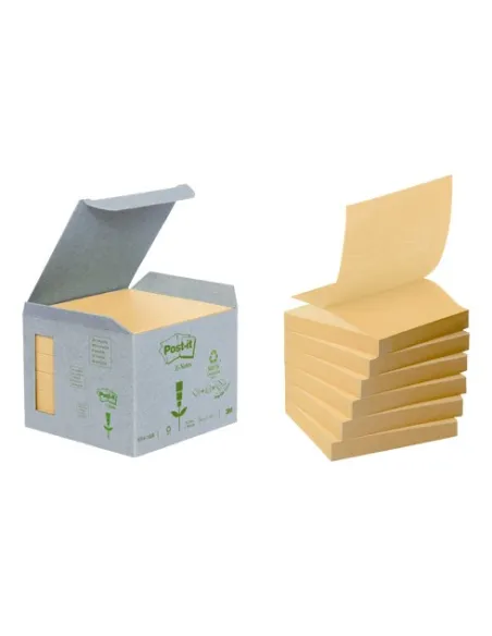 Bloc Pos it  Z  76x76 reciclado amarillas