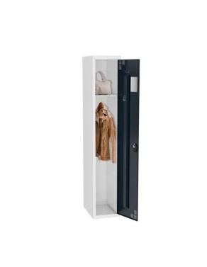 Taquilla metálica industria limpia inicial gris antracita