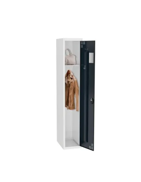 Taquilla metálica industria limpia inicial gris antracita