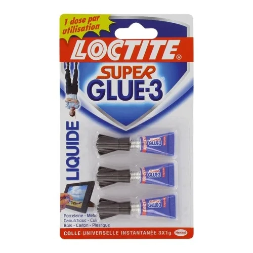 Loctite 3 tubos super glue 1g
