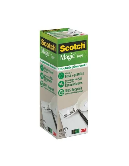Pack 9 cintas scotch magic ecologica